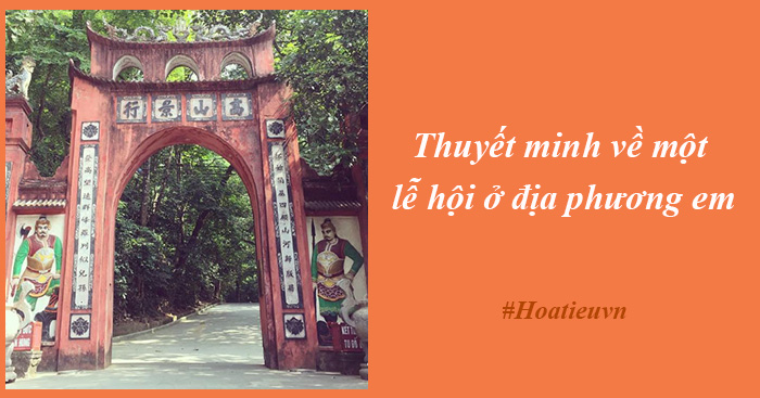 Thuyết minh về lễ hội ngắn gọn