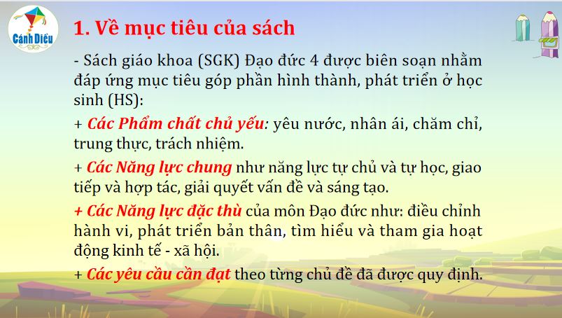 Giới thiệu sách giáo khoa Đạo đức lớp 4