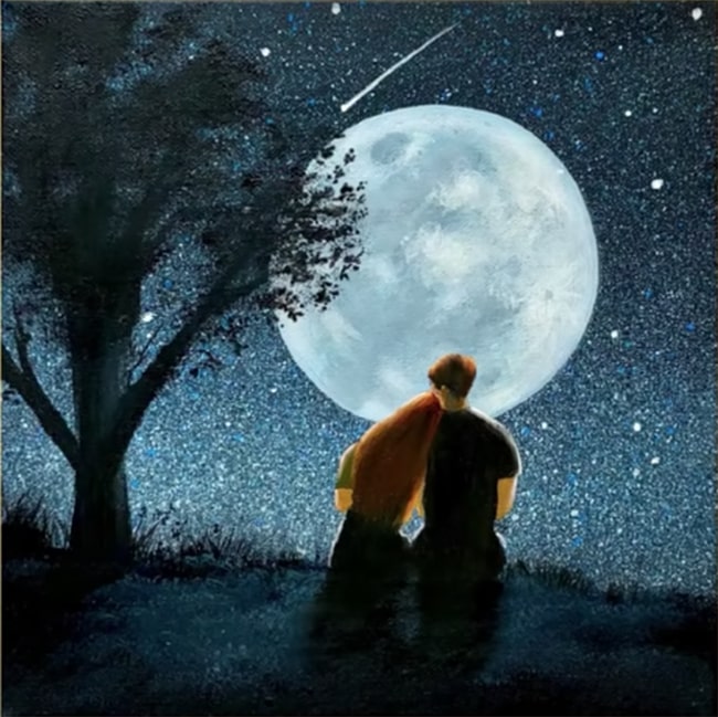 Cảnh nào được miêu tả trong truyện gợi cho bạn nghĩ đến một bức tranh đẹp