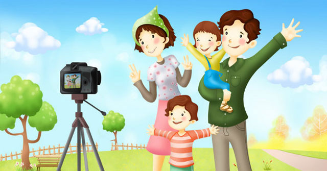 Giới thiệu từng người trong ảnh chụp gia đình em