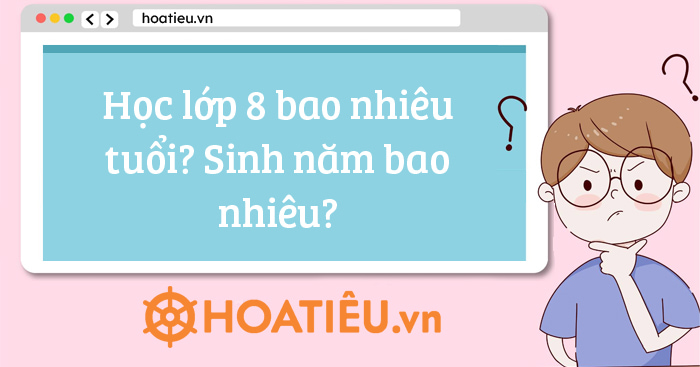 Học lớp 8 bao nhiêu tuổi? Sinh năm bao nhiêu?