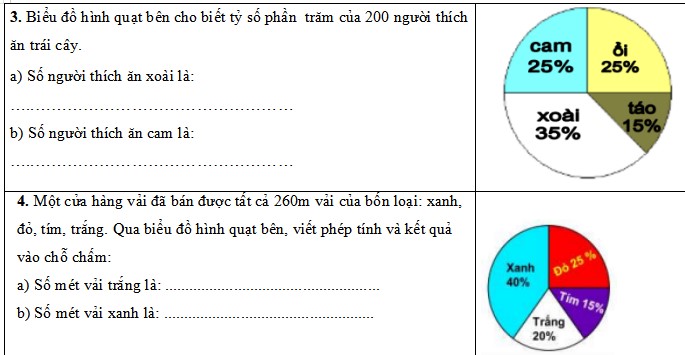 Đề cương ôn tập giữa học kì 2 môn Toán lớp 5