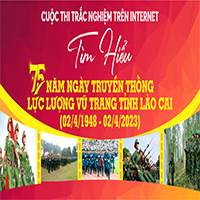 Đáp án thi Tìm hiểu 75 năm Ngày truyền thống lực lượng vũ trang tỉnh Lào Cai