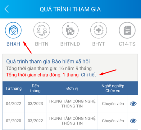 VssID bổ sung thêm tính năng thông báo chậm đóng bảo hiểm xã hội