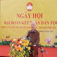 Em hãy tìm hiểu và viết bài chia sẻ về hoạt động ngày hội Đoàn kết toàn dân tộc ở địa phương em