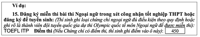 Hướng dẫn cách viết phiếu dự thi tốt nghiệp THPT 2023
