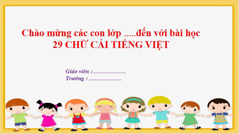 PowerPoint cho bé chuẩn bị vào lớp 1