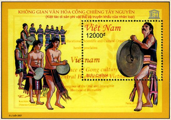 các con tem bưu chính việt nam về di sản văn hóa phi vật thể