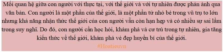 Tóm tắt văn bản Về chính chúng ta