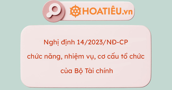 Nghị định 14/2023/NĐ-CP