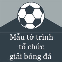 Mẫu tờ trình tổ chức giải bóng đá 2024