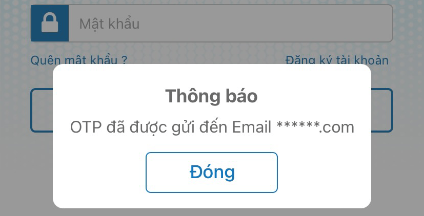 Cách lấy lại mật khẩu trên app VssID