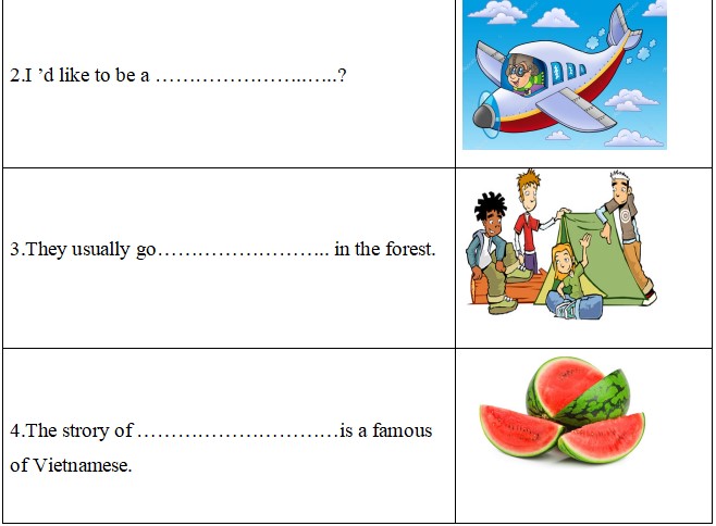 Đề thi học kì 2 Tiếng Anh lớp 5