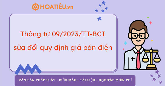 Thông tư 09/2023/TT-BCT 