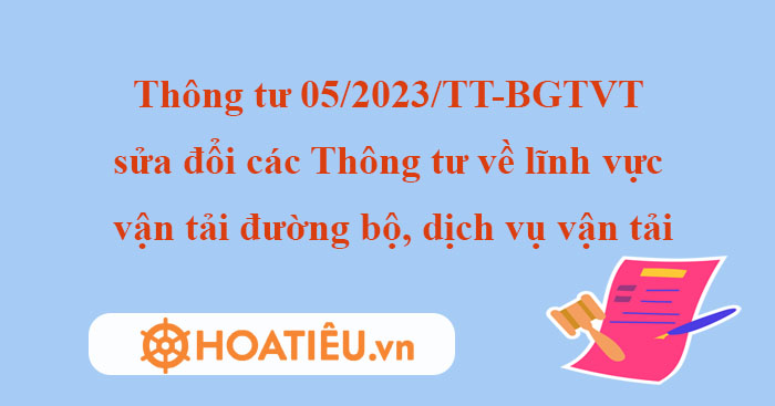 Thông tư 05/2023/TT-BGTVT