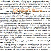 SKKN: Một số biện pháp rèn chữ viết cho học sinh lớp 3 (2 Mẫu)