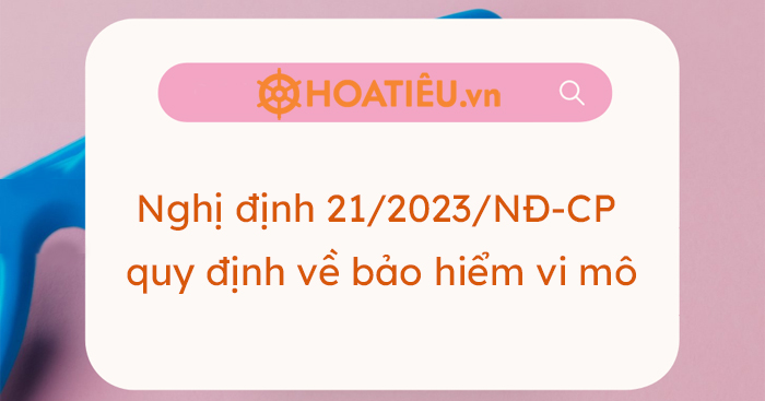 Nghị định 21/2023/NĐ-CP