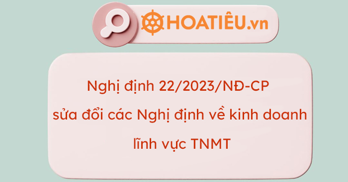 Nghị định 22/2023/NĐ-CP