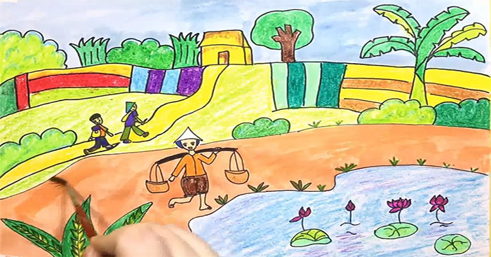 Vẽ tranh thiên nhiên đẹp nhất