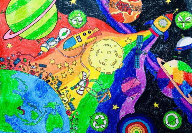 Vẽ tranh Thế giới muôn màu