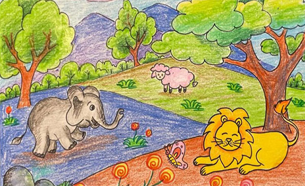 Vẽ tranh loài vật