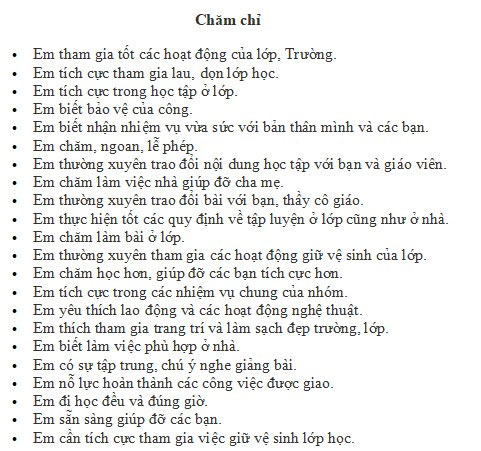 Cách ghi nhận xét học bạ lớp 3 theo Thông tư 27