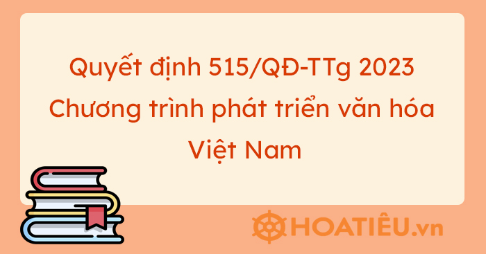 Quyết định 515/QĐ-TTg 2023