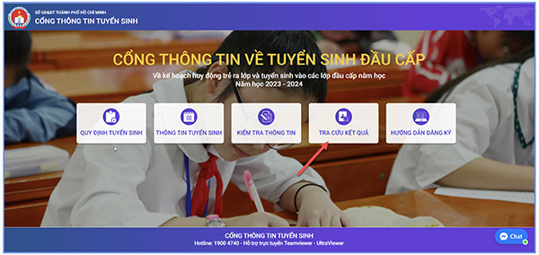 Cách đăng ký trực tuyến vào lớp 1 Tp HCM 2023