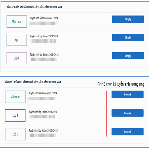 Cách đăng ký trực tuyến vào lớp 1 Tp HCM 2023