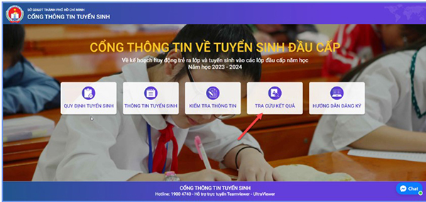 Cách đăng ký trực tuyến vào lớp 1 Tp HCM 2023