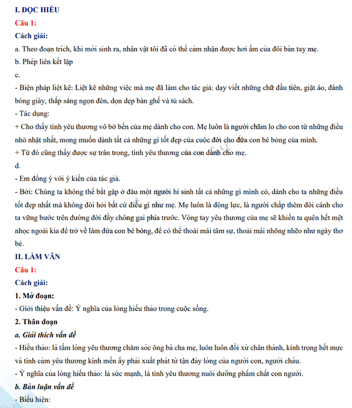 Đáp án đề thi vào 10 môn Văn Quảng Ninh 2023