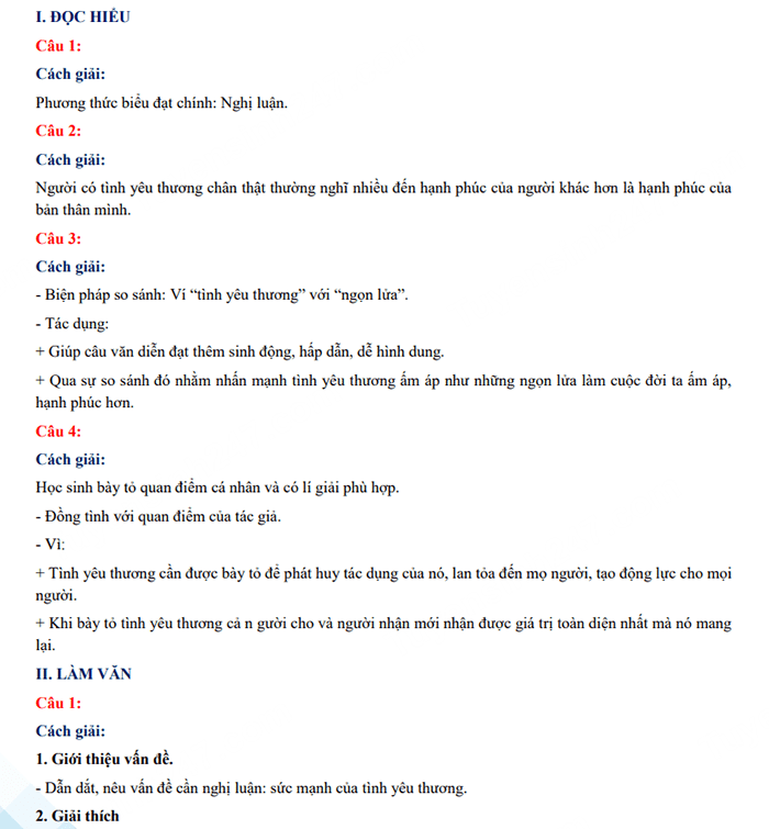 Đáp án đề Văn vào 10 Bình Dương 2023