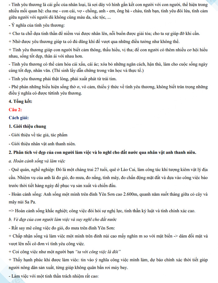 Đáp án đề Văn vào 10 Bình Dương 2023