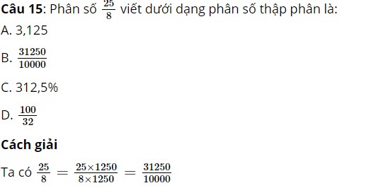 Đề thi vào lớp 6 môn Toán trường Marie Curie