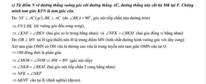 Đáp án đề thi tuyển sinh lớp 10 môn Toán 2023 Ninh Bình