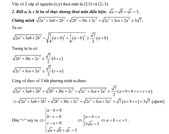 Đáp án đề thi tuyển sinh lớp 10 môn Toán 2023 Ninh Bình