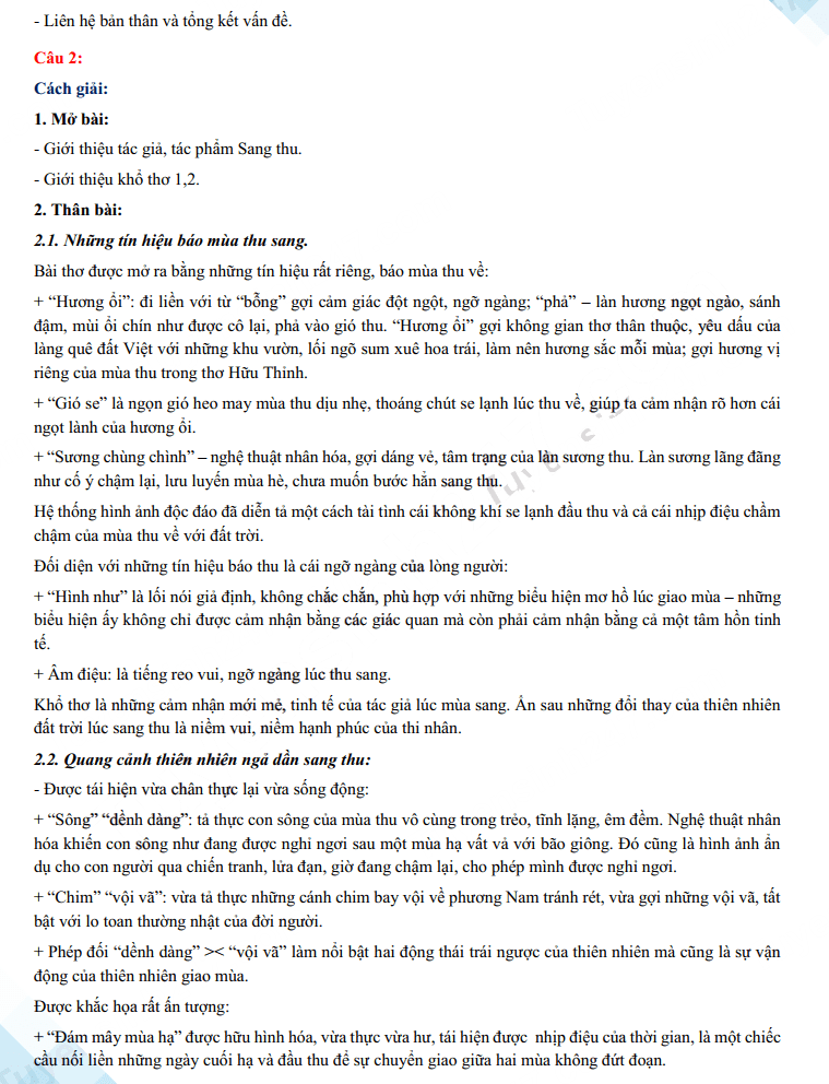 Đáp án đề thi Ngữ văn vào 10 tỉnh Quảng Trị 2023