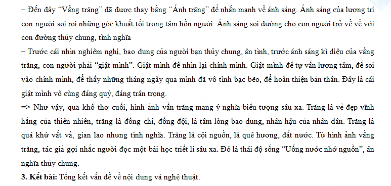 Đáp án đề thi vào 10 môn Văn Trà Vinh 2023