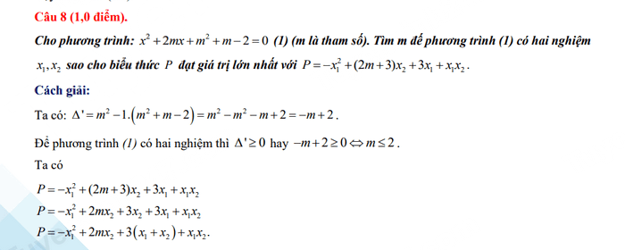 Đáp án đề thi tuyển sinh lớp 10 môn Toán lào Cai 2023