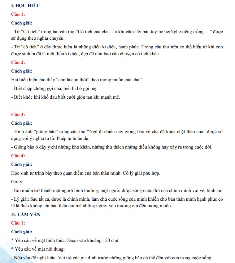 Đáp án đề thi tuyển sinh lớp 10 môn Văn 2023 Đồng Nai