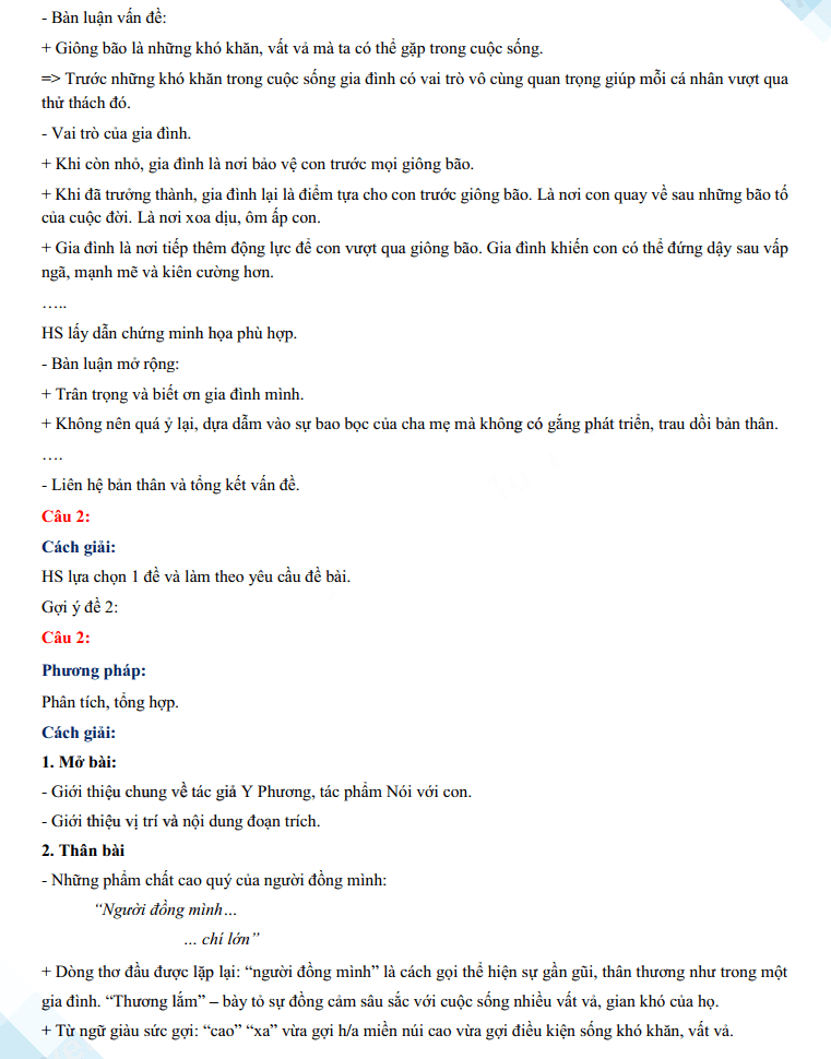 Đáp án đề thi tuyển sinh lớp 10 môn Văn 2023 Đồng Nai