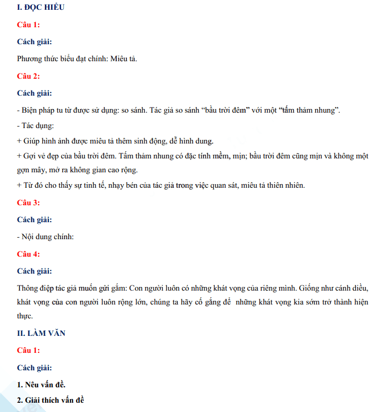 Đáp án đề tuyển sinh lớp 10 môn Văn Lào Cai 2023