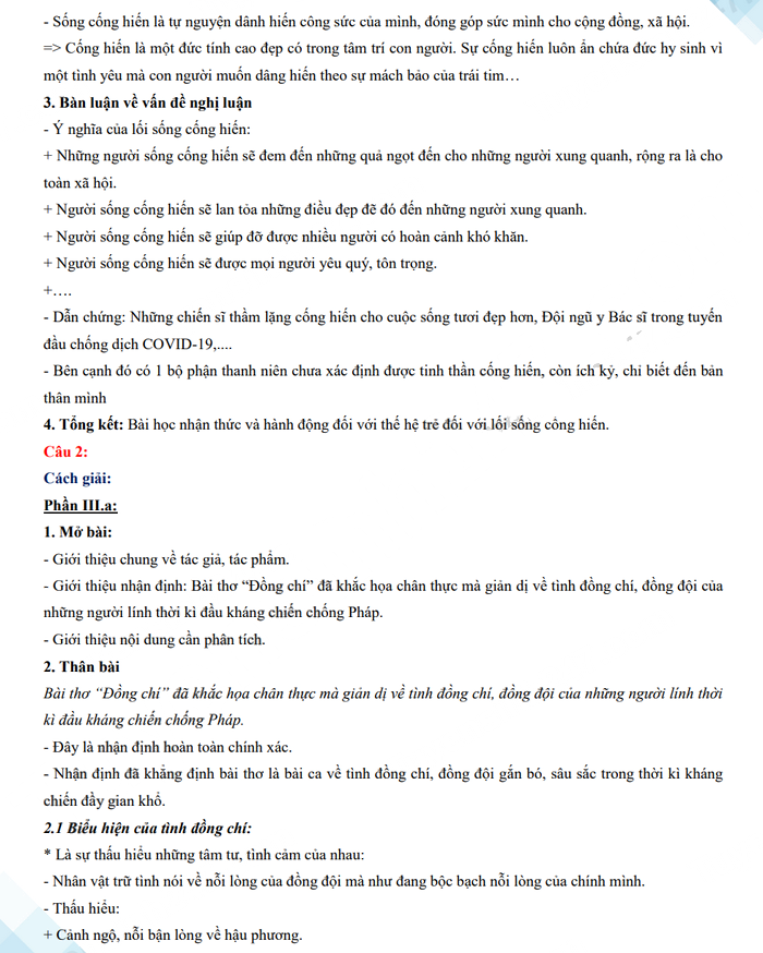 Đáp án đề thi tuyển sinh lớp 10 môn Văn chuyên KHTN 2023