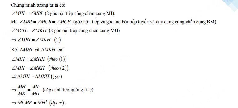 Đáp án đề thi tuyển sinh vào 10 Ninh Thuận môn Toán 2023