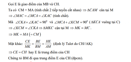Đáp án đề Toán thi vào 10 Khánh Hòa 2023