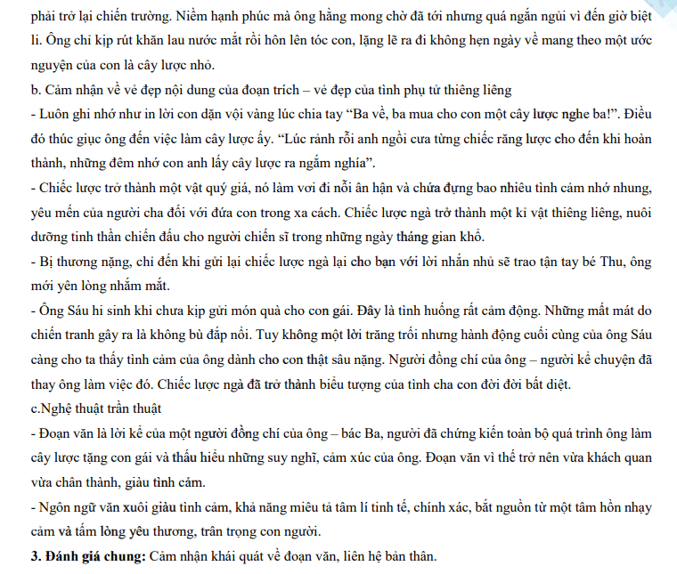 Đáp án đề thi tuyển sinh lớp 10 môn Văn Bắc Ninh 2023