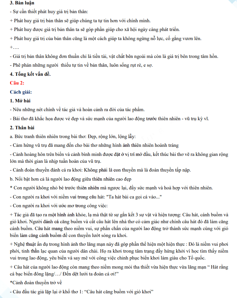 Đáp án đề Văn vào 10 Nghệ An 2023