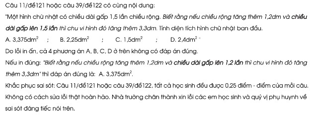 Đề thi vào lớp 6 môn Toán trường Marie Curie 2023