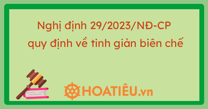 Nghị định số 29/2023/NĐ-CP