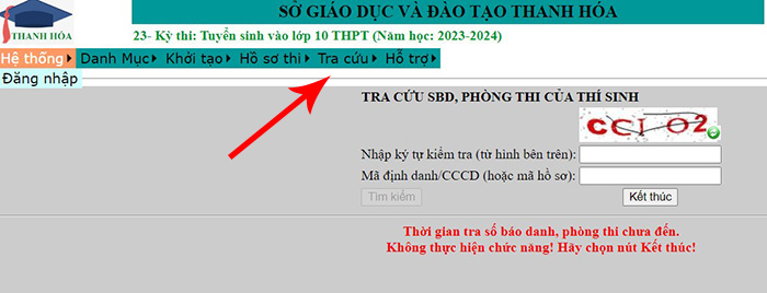 Hướng dẫn tra cứu số báo danh thi vào 10 Thanh Hóa